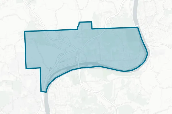 Allegheny Valley School District — detail map