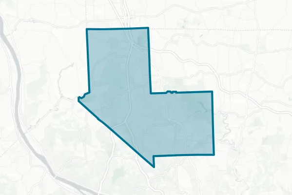 North Allegheny School District — detail map