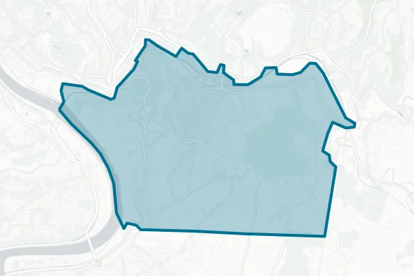East Allegheny School District — detail map