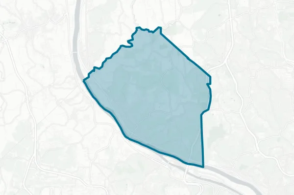 Quaker Valley School District — detail map