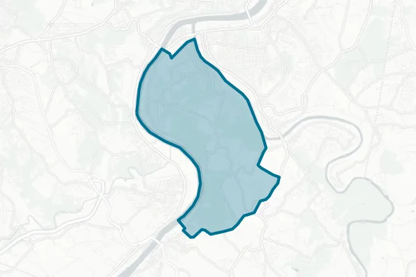 South Allegheny School District — detail map