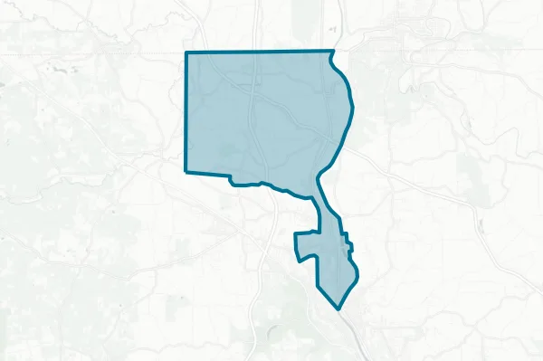 Big Beaver Falls Area School District — detail map