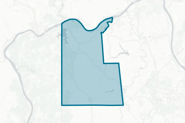 South Side Area School District — detail map