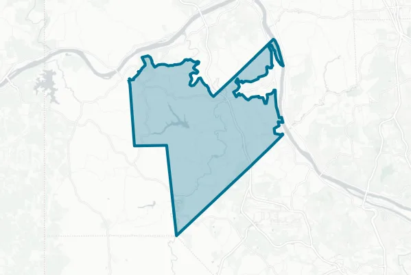 Hopewell Area School District — detail map