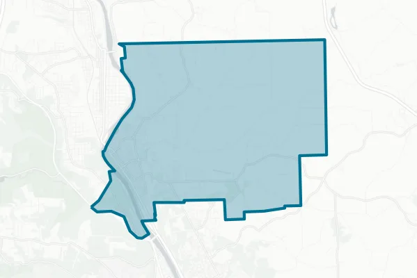 New Brighton Area School District — detail map