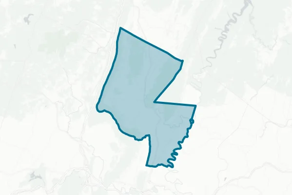 Northern Bedford County School District — detail map