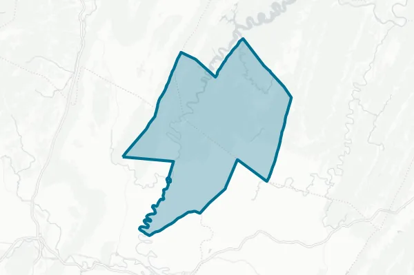 Tussey Mountain School District — detail map