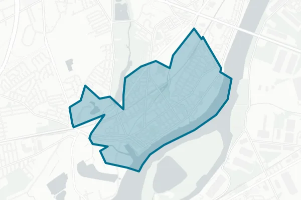 Bristol Borough School District — detail map