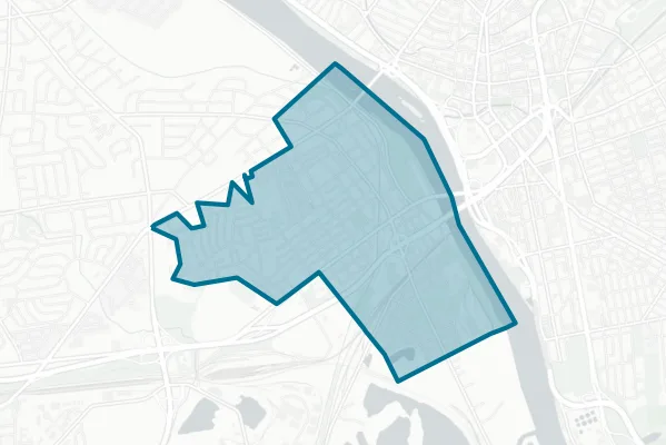 School District of the Borough of Morrisville — detail map