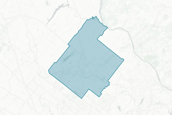 Central Bucks School District — detail map