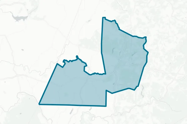 Central Cambria School District — detail map