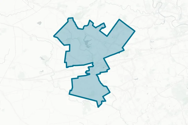 Downingtown Area School District — detail map