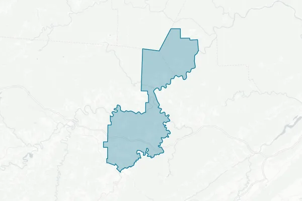 West Branch Area School District — detail map