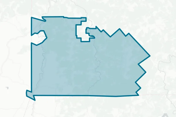 Harmony Area School District — detail map
