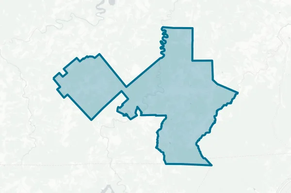 Moshannon Valley School District — detail map