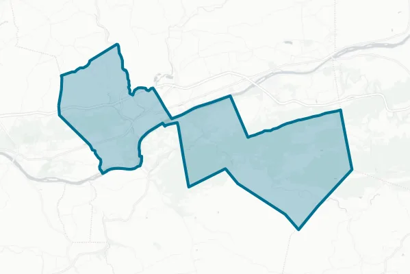 Bloomsburg Area School District — detail map