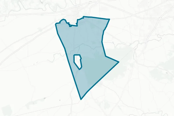 South Middleton School District — detail map