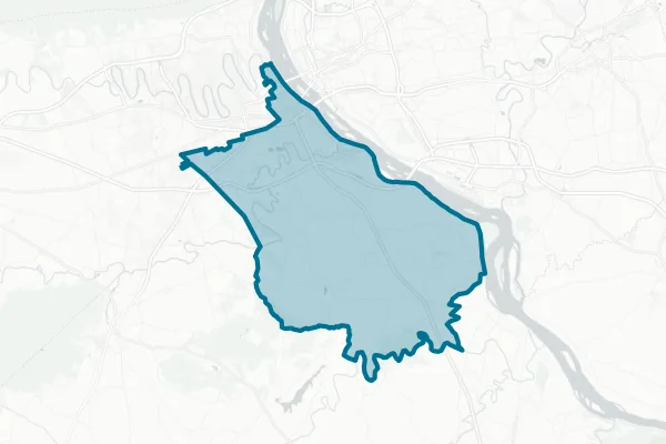 West Shore School District — detail map