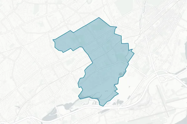 Southeast Delco School District — detail map