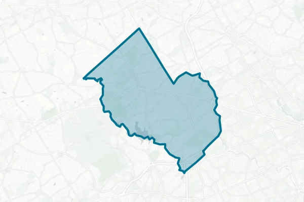 Marple Newtown School District — detail map
