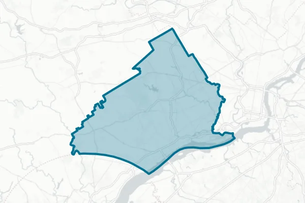 Radnor Township School District — detail map