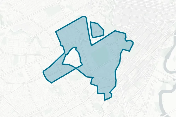 William Penn School District — detail map