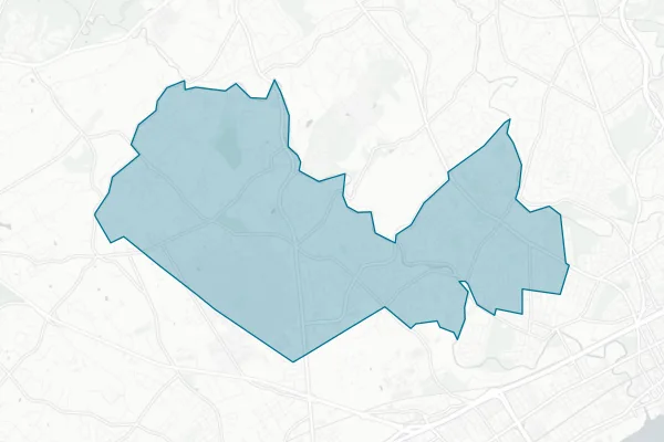 Penn-Delco School District — detail map