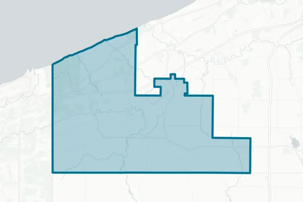 Northwestern School District — detail map