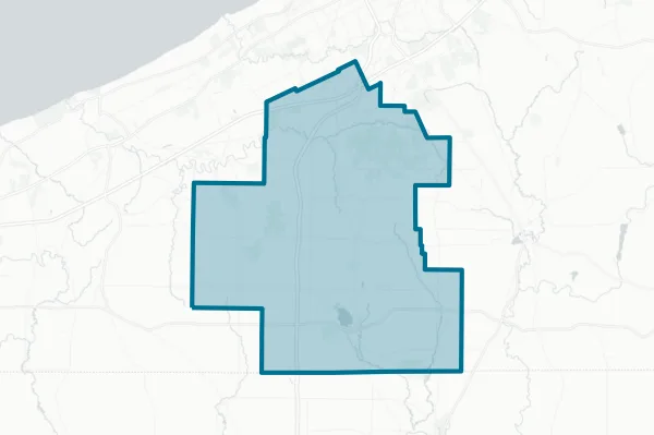 General McLane School District — detail map