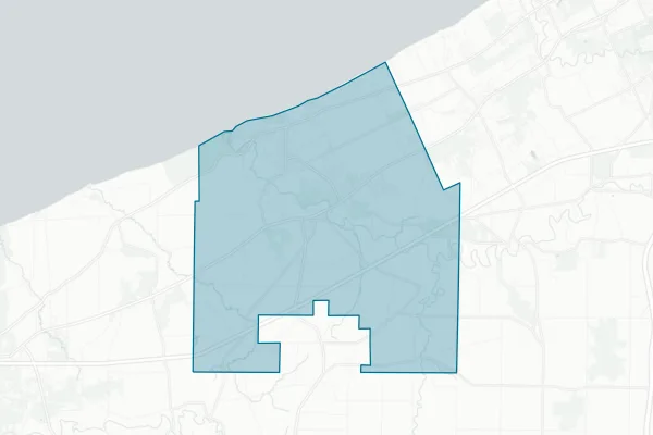 Girard School District — detail map