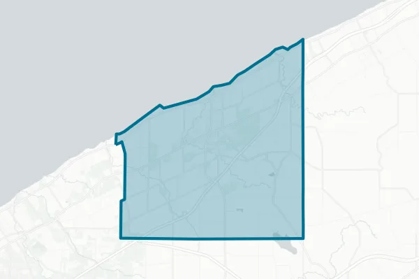 North East School District — detail map