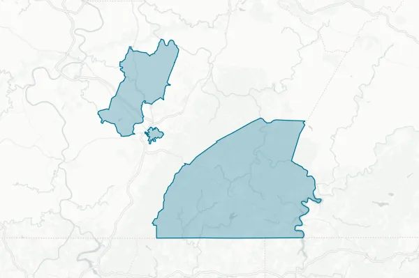 Uniontown Area School District — detail map