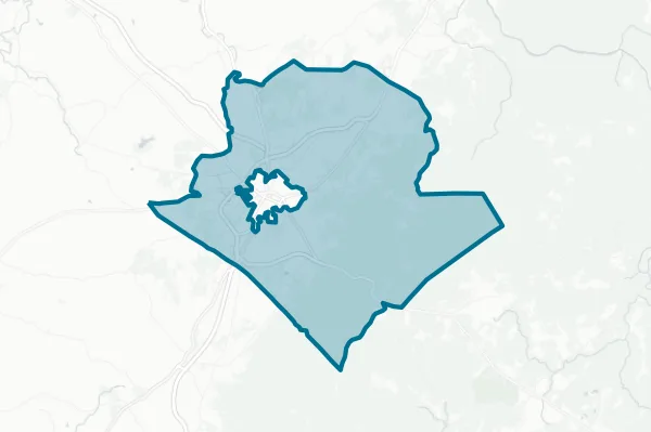 Laurel Highlands School District — detail map