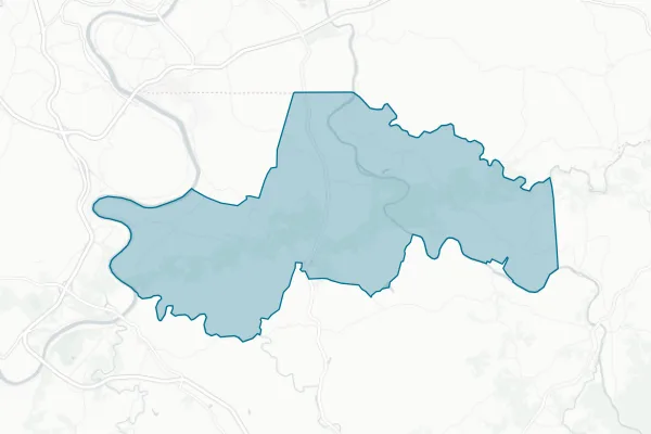 Frazier School District — detail map