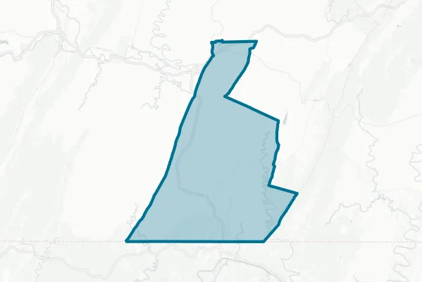 Southern Fulton School District — detail map