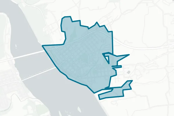 Columbia Borough School District — detail map