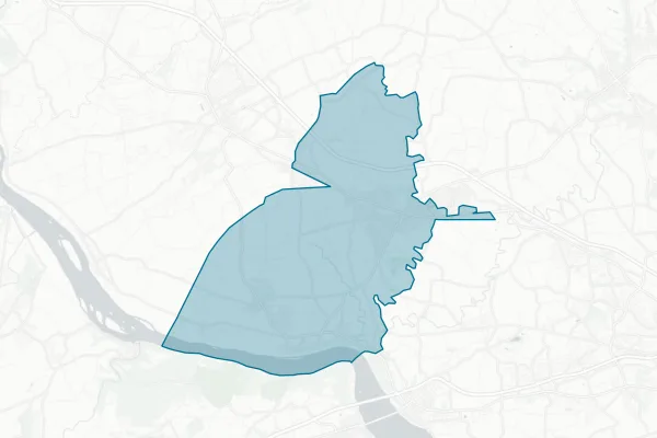 Donegal School District — detail map