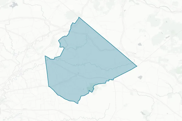Eastern Lancaster County School District — detail map