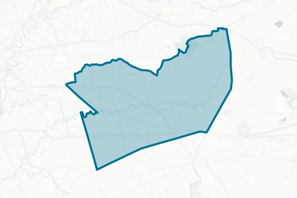 Pequea Valley School District — detail map