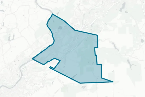 Pittston Area School District — detail map