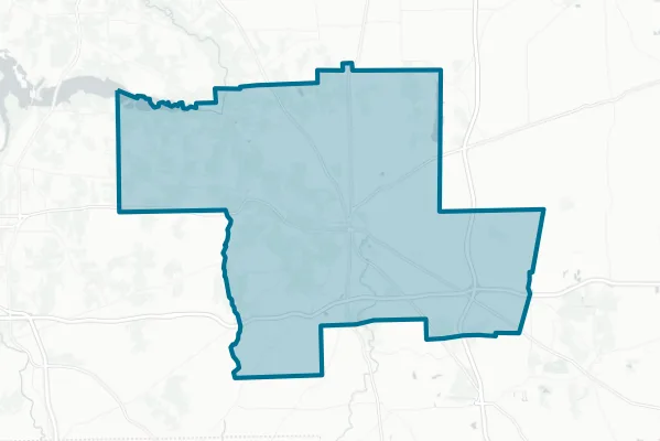 Mercer Area School District — detail map