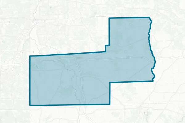 West Middlesex Area School District — detail map