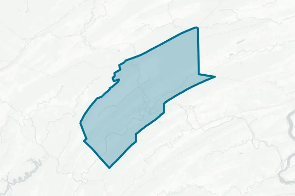 Mifflin County School District — detail map