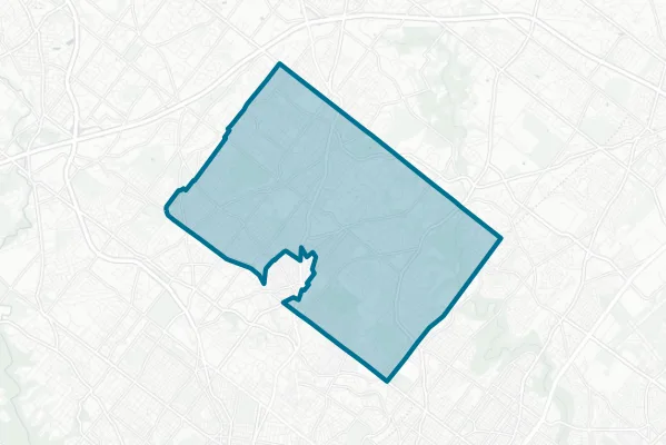Abington School District — detail map