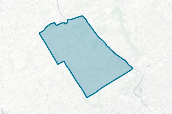 Lower Merion School District — detail map