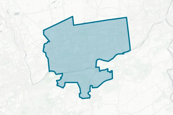 Bethlehem Area School District — detail map