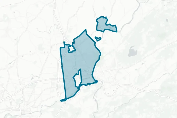 Easton Area School District — detail map