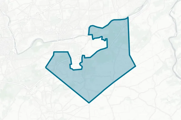 Saucon Valley School District — detail map