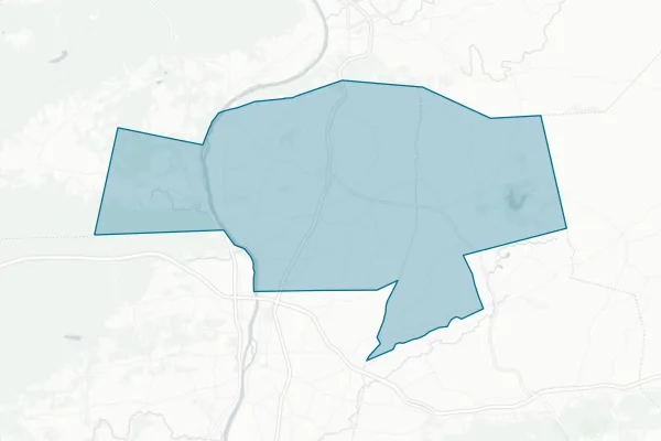 Warrior Run School District — detail map
