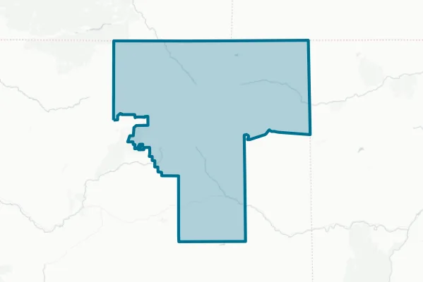 Northern Potter School District — detail map
